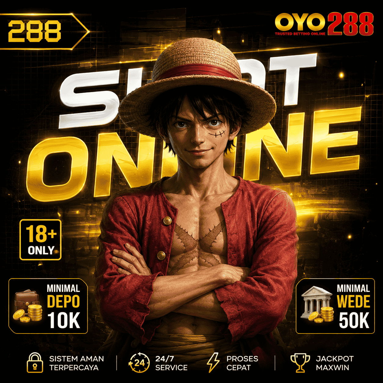 OYO288 : Wadah Permainan Slot Online Bet 200 Perak Berlisensi Server Thailand